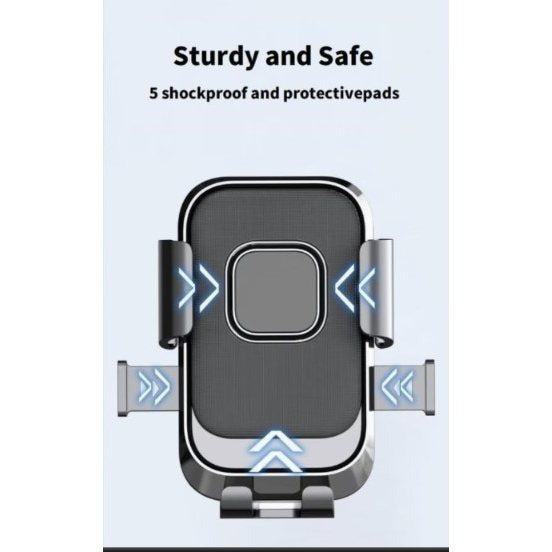 Telefoonhouder voor fiets- en motorstuur, telefoonklem met draaibare beugel, compatibel met smartphones van 4,7 tot 7,2 inch
