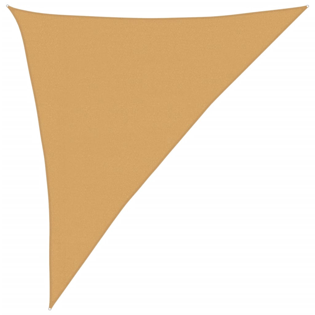 Voile D'ombrage 160 G/M² Triangulaire Sable Pehd