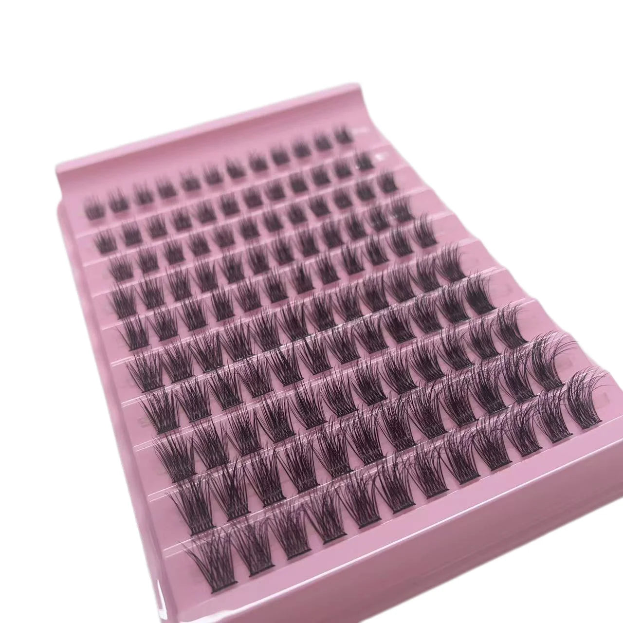 DIY Cluster Wimperextensions – D Curl Mix