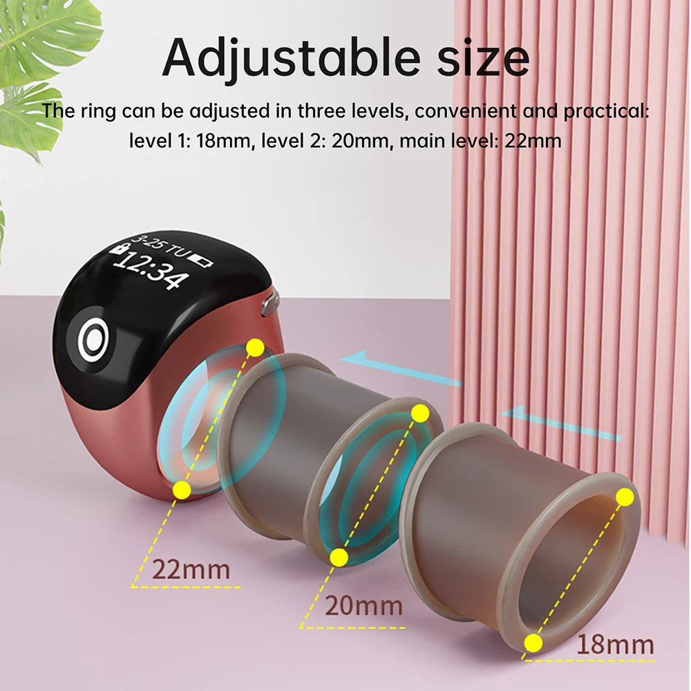 S8 Pro Smart Ring – Bluetooth Teller met OLED Display