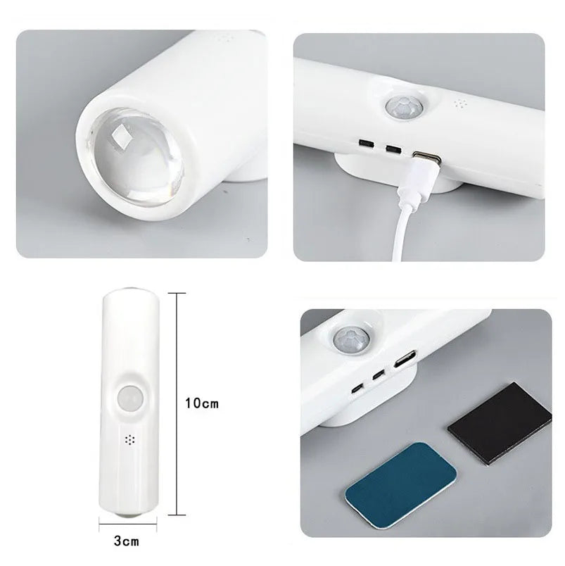 Oplaadbare LED Wandlamp met Bewegingssensor