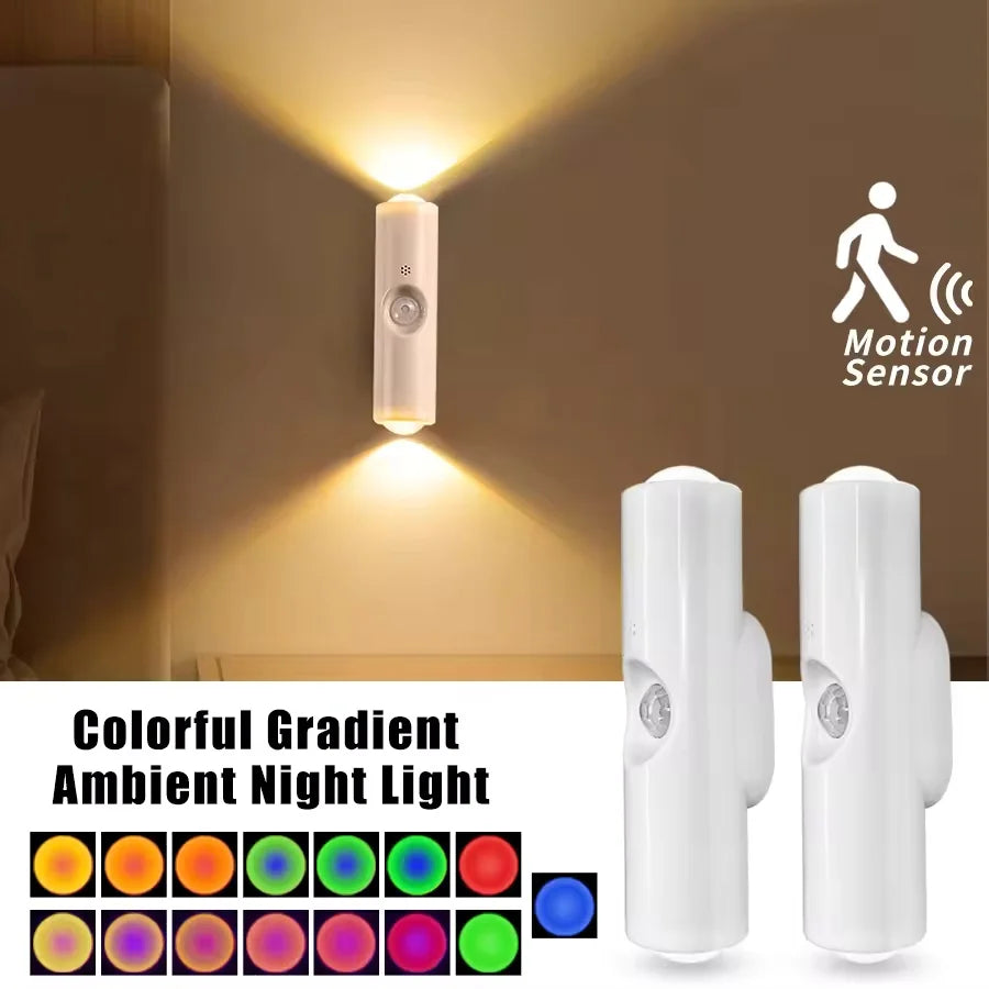 Oplaadbare LED Wandlamp met Bewegingssensor