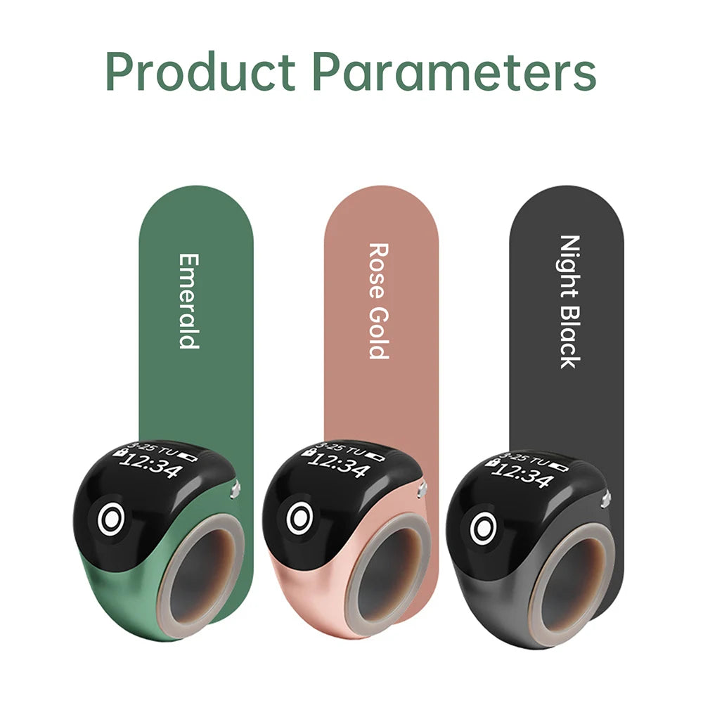 S8 Pro Smart Ring – Bluetooth Teller met OLED Display