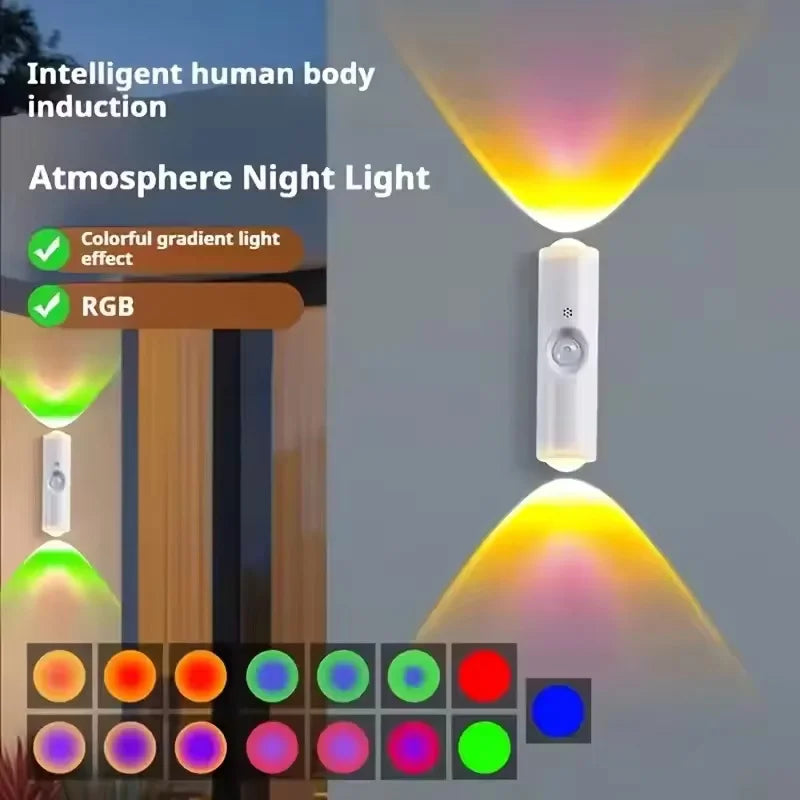 Oplaadbare LED Wandlamp met Bewegingssensor