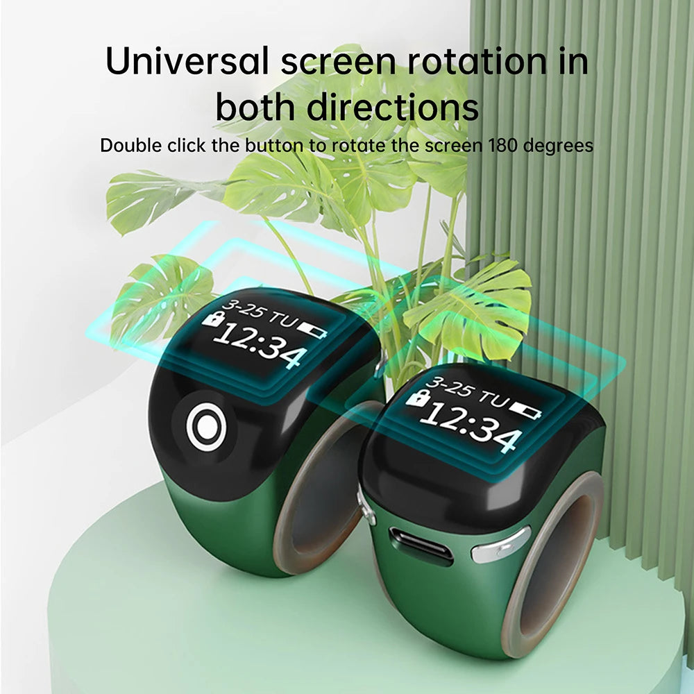 S8 Pro Smart Ring – Bluetooth Teller met OLED Display