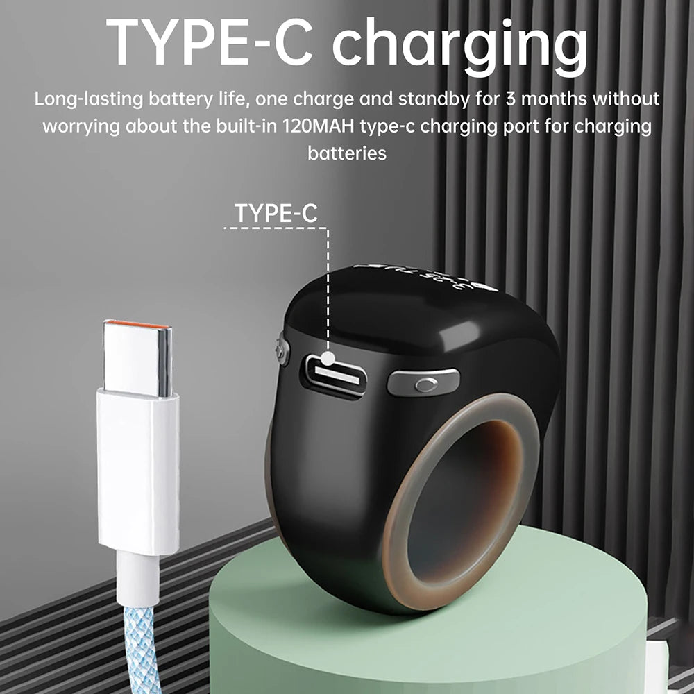 S8 Pro Smart Ring – Bluetooth Teller met OLED Display