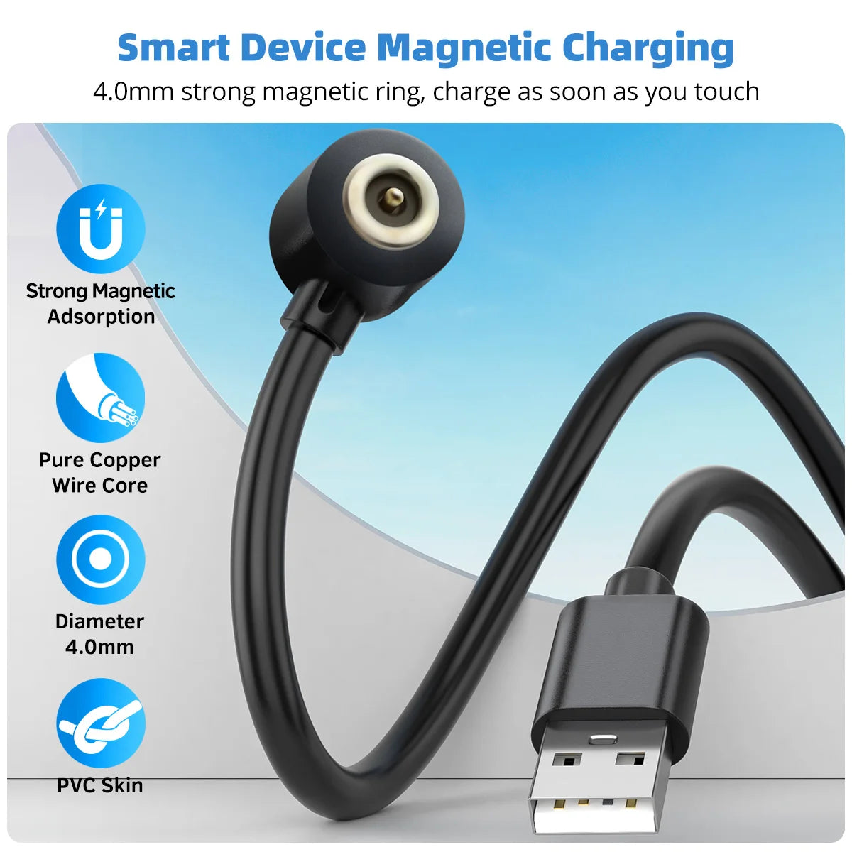 Magnetische USB-oplaadkabel voor Smart Ring